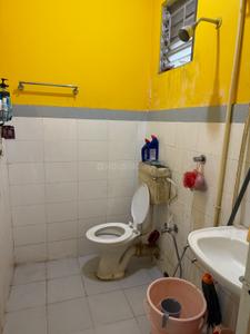 Bathroom Image of 500 Sq.ft 1 BHK Apartment / Flat for rent in New Town Kolkata for Rs. 16000