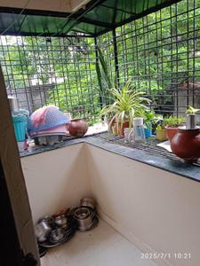 Balcony Image of 1050 Sq.ft 2.5 BHK Apartment / Flat for rent in Parsodi Nagpur for Rs. 25000