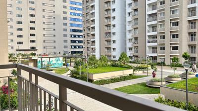 Balcony Image of 1800 Sq.ft 3 BHK Apartment / Flat for rent in Prestige Green Gables, Panathur Bengaluru for Rs. 91999