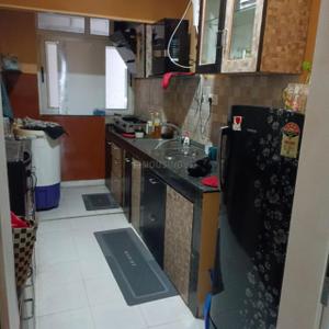 Kitchen Image of 750 Sq.ft 2 BHK Apartment / Flat for rent in Alcove New Kolkata, Serampore Hooghly for Rs. 20000
