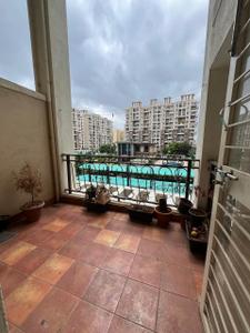 Balcony Image of 1200 Sq.ft 2 BHK Apartment / Flat for sale in Nyati Elan, Wagholi Pune for Rs. 8600000