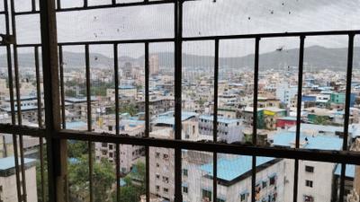 Balcony Image of 650 Sq.ft 1 BHK Apartment / Flat for rent in Krishna Heights, Ghansoli Navi Mumbai for Rs. 43500