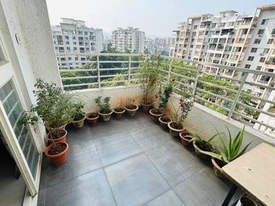 Balcony Image of 680 Sq.ft 1 BHK Apartment / Flat for rent in Mittal Sun Universe, Narhe Pune for Rs. 19000