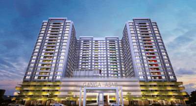 Image of 1053 Sq.ft 2 BHK Apartment / Flat for sale in Goel Ganga Asmi, Wakad, Pune for Rs. 6200000
