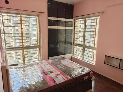 Bedroom Image of 800 Sq.ft 2 BHK Apartment / Flat for rent in Alcove New Kolkata Sangam, Serampore Hooghly for Rs. 20000