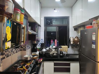 Kitchen Image of 410 Sq.ft 1 BHK Apartment / Flat for rent in Vijay Park, Kasarvadavali Thane for Rs. 18100