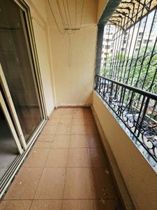 Balcony Image of 990 Sq.ft 2 BHK Apartment / Flat for rent in Vasant Park, Kalyan West Kalyan for Rs. 23000