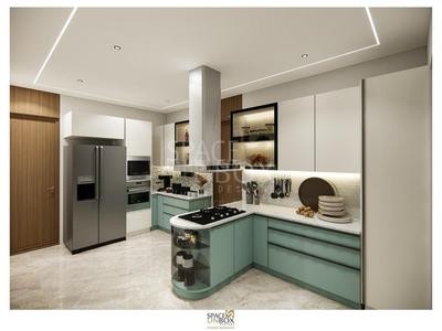 Kitchen Image of 5800 Sq.ft 5 BHK Apartment / Flat for sale in Ambience Lagoon, DLF Phase 3 Gurgaon for Rs. 109000000