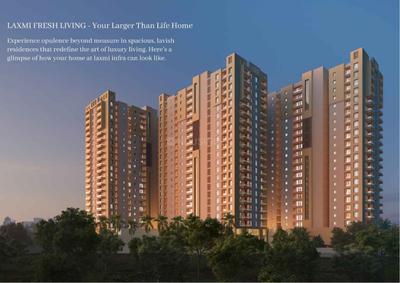 Image of 1442 Sq.ft 2 BHK Apartment / Flat for sale in Laxmi Fresh Living, Phulnakhara, Cuttack for Rs. 11103400