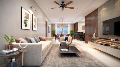 Hall Image of 2649 Sq.ft 3 BHK Apartment / Flat for sale in Rajparis Blue Jewel, Muttukadu Chennai for Rs. 23860600