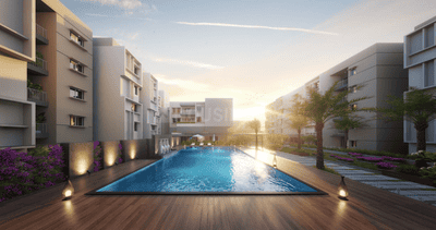 Image of 862 Sq.ft 2 BHK Apartment / Flat for sale in Gerugambakkam, Chennai for Rs. 6750000