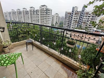 Balcony Image of 1450 Sq.ft 3 BHK Apartment / Flat for sale in Pride Purple Sapphire Park, Wakad Pune for Rs. 17600000