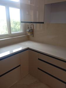 Kitchen Image of 1600 Sq.ft 3 BHK Apartment / Flat for rent in Air India Apartment, Sector 3 Dwarka New Delhi for Rs. 50000