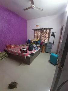 Bedroom Image of 500 Sq.ft 1 BHK Builder Floor for rent in Ghatlodiya Ahmedabad for Rs. 18000