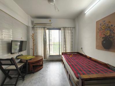 Living Room Image of 425 Sq.ft 1 RK Studio for sale in Borivali West Mumbai for Rs. 7200000