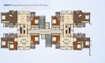 Image of 2475 Sq.ft 4 BHK Apartment / Flat for sale in Puravankara Somerset House, Guindy, Chennai for Rs. 45000000