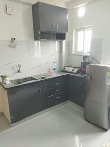 Kitchen Image of 280 Sq.ft 1 RK Builder Floor for rent in Financial District Hyderabad for Rs. 21000