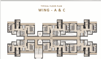 Image of 536 Sq.ft 1 BHK Apartment / Flat for sale in Seasons Green, Kalyan West, Kalyan for Rs. 3999000