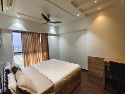 Bedroom Image of 640 Sq.ft 1 BHK Apartment / Flat for rent in Lodha Belmondo, Gahunje Pune for Rs. 45000