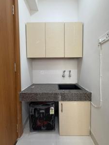 Kitchen Image of 300 Sq.ft 1 RK Apartment / Flat for rent in Vijay Nagar Indore for Rs. 12000