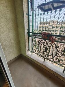 Balcony Image of 640 Sq.ft 1 BHK Apartment / Flat for rent in V R Supernal Garden, Thane West Thane for Rs. 28000