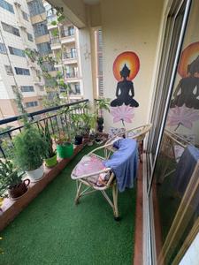 Balcony Image of 1420 Sq.ft 3 BHK Apartment / Flat for rent in Concorde Midway City, Basapura Bengaluru for Rs. 42000