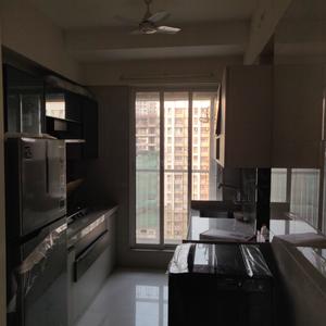 Kitchen Image of 595 Sq.ft 2 BHK Apartment / Flat for rent in Unique Ivana, Mira Road East Mira Bhayandar for Rs. 35000