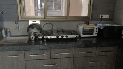 Kitchen Image of 1600 Sq.ft 3 BHK Apartment / Flat for sale in Binori Solitaire, South Bopal Ahmedabad for Rs. 13000000