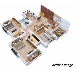 Image of 870 Sq.ft 2 BHK Apartment / Flat for sale in Yashada EVO, Punawale, Pune for Rs. 9000000