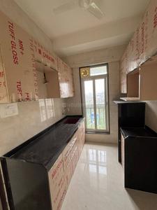 Kitchen Image of 670 Sq.ft 1 BHK Apartment / Flat for rent in Parth Lakeview, Dighe Thane for Rs. 35000