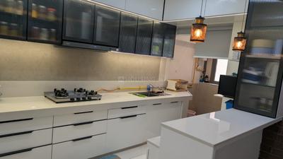 Kitchen Image of 2238 Sq.ft 3 BHK Apartment / Flat for rent in Shivalik Green View, Shantigram Ahmedabad for Rs. 110000