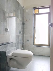 Common Bathroom Image of 550 Sq.ft 1 BHK Apartment / Flat for rent in Kasarvadavali Thane for Rs. 17000