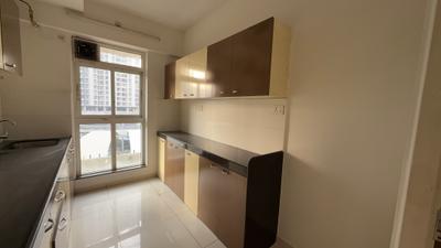 Kitchen Image of 1300 Sq.ft 3 BHK Apartment / Flat for rent in Godrej Emerald, Thane West Thane for Rs. 34000