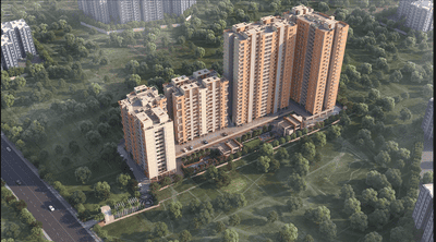 Image of 1045 Sq.ft 2 BHK Apartment / Flat for sale in Palm Springs Ph II D Wing, Wakad, Pune for Rs. 8900000
