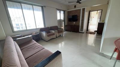 Living Room Image of 970 Sq.ft 2 BHK Apartment / Flat for rent in Vardhaman Vardhman Residency, Wakad Pune for Rs. 32000