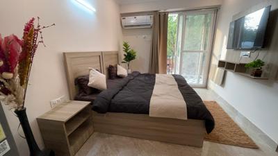 Bedroom Image of 1000 Sq.ft 1 RK Builder Floor for rent in Sector 51 Gurgaon for Rs. 27000