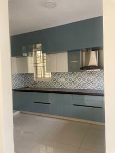 Kitchen Image of 1600 Sq.ft 3 BHK Apartment / Flat for rent in Gokul Indwin Blue Berry Homes, Hennur Bengaluru for Rs. 46000