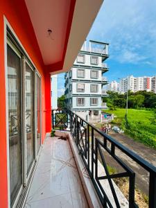 Balcony Image of 1200 Sq.ft 3 BHK Apartment / Flat for sale in New Town Kolkata for Rs. 7000000