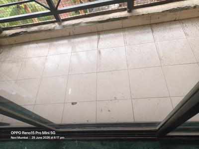 Balcony Image of 650 Sq.ft 1 BHK Apartment / Flat for rent in Sanpada Navi Mumbai for Rs. 40000