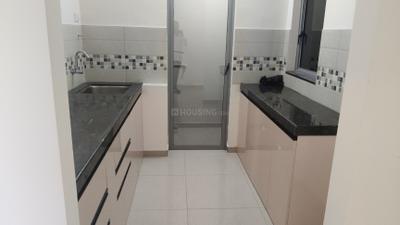 Kitchen Image of 500 Sq.ft 1 BHK Apartment / Flat for rent in Mahindra Happinest Tathawade, Tathawade Pune for Rs. 20000