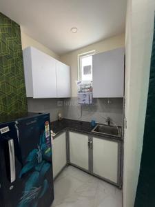 Kitchen Image of 500 Sq.ft 1 BHK Builder Floor for rent in Sector 57 Gurgaon for Rs. 25500