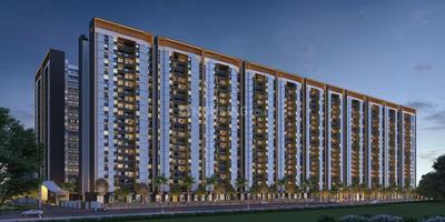 Image of 1048 Sq.ft 2 BHK Apartment / Flat for sale in Gini Vivante, Kiwale, Pune for Rs. 5000000