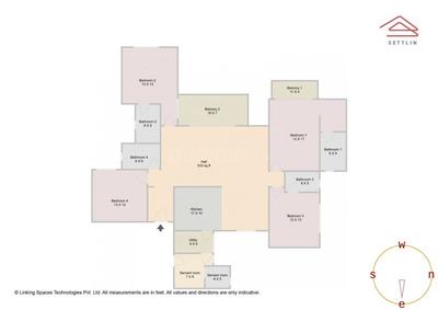 Image of 2712 Sq.ft 4 BHK Apartment / Flat for sale in Prestige Serenity Shores by Prestige Projects Pvt Ltd, Varthur, Bengaluru for Rs. 42200000