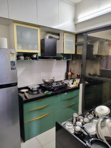 Kitchen Image of 500 Sq.ft 1 BHK Apartment / Flat for rent in Shapoorji Vanaha, Bavdhan Pune for Rs. 25000