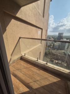 Balcony Image of 1400 Sq.ft 2 BHK Apartment / Flat for rent in Shreenathji Delta Riviera, Ulwe Navi Mumbai for Rs. 65000