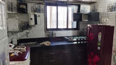 Kitchen Image of 425 Sq.ft 1 BHK Apartment / Flat for rent in Saptarshi CHS, Malad West Mumbai for Rs. 31500