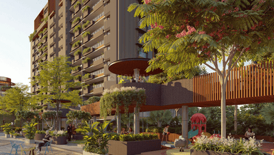 Image of 2339 Sq.ft 3 BHK Apartment / Flat for sale in Vrundavan Elysia, Raysan, Gandhinagar for Rs. 11653000