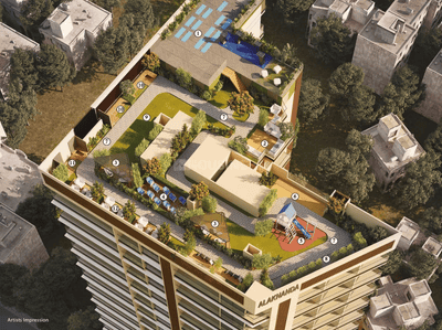Image of 1680 Sq.ft 3 BHK Apartment / Flat for sale in Gurukrupa Alaknanda, Juhu, Mumbai for Rs. 89900000