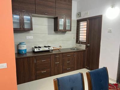 Kitchen Image of 500 Sq.ft 1 BHK Apartment / Flat for rent in Adani Pratham Phase 2, Vaishno Devi Circle Ahmedabad for Rs. 19000
