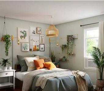 Bedroom Image of 1650 Sq.ft 3 BHK Apartment / Flat for rent in Aisshpra Paalm Paradise Phase II, Sahara Estate Gorakhpur for Rs. 25000